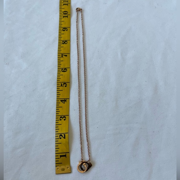 Necklace Rose Gold Plated Over Stainless Steel - Picture 6 of 7